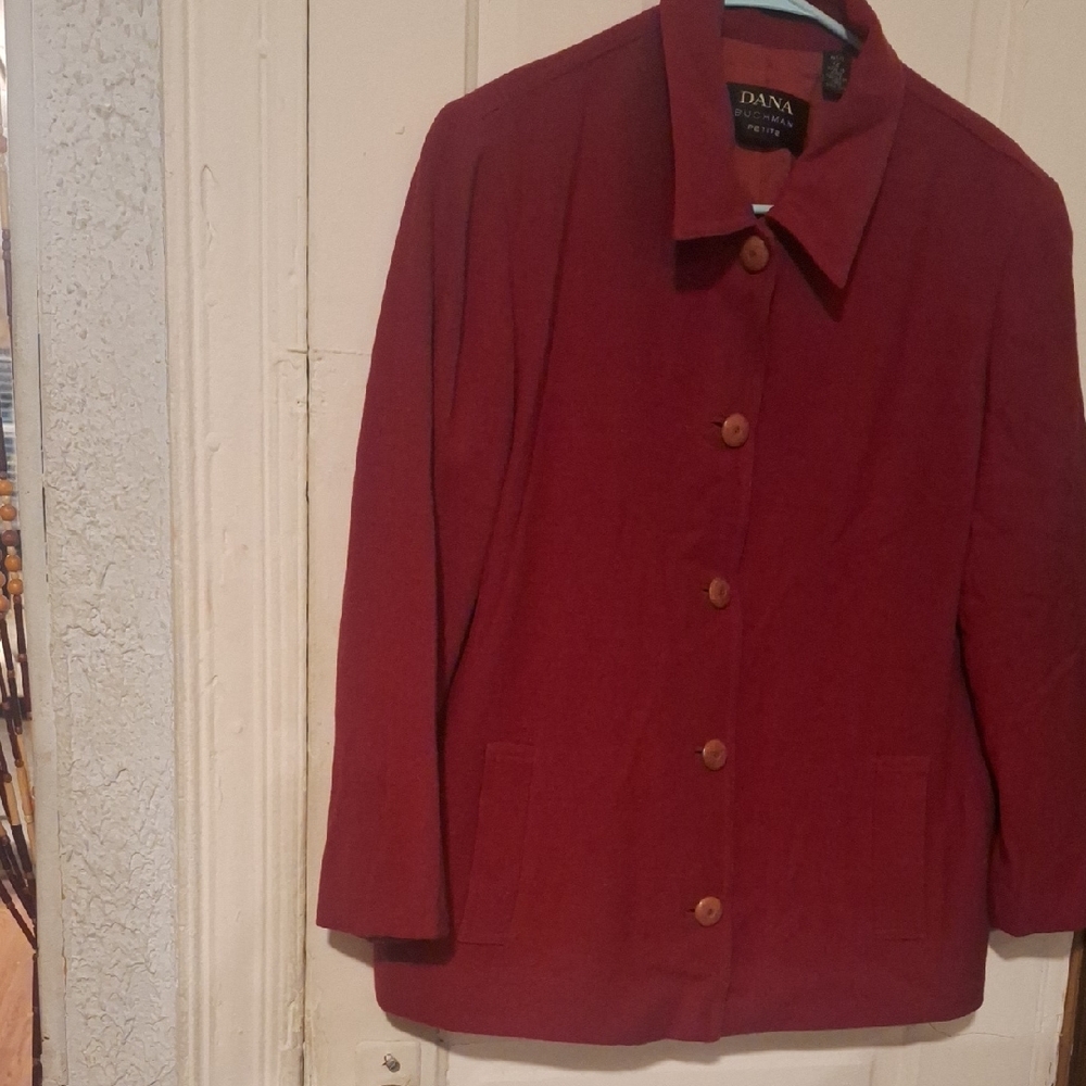 Dana Buchman Women's Red Blazer
